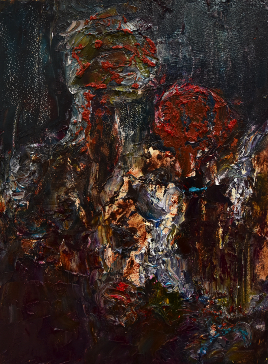 the mind walks alone to the horizon  (39x29) 